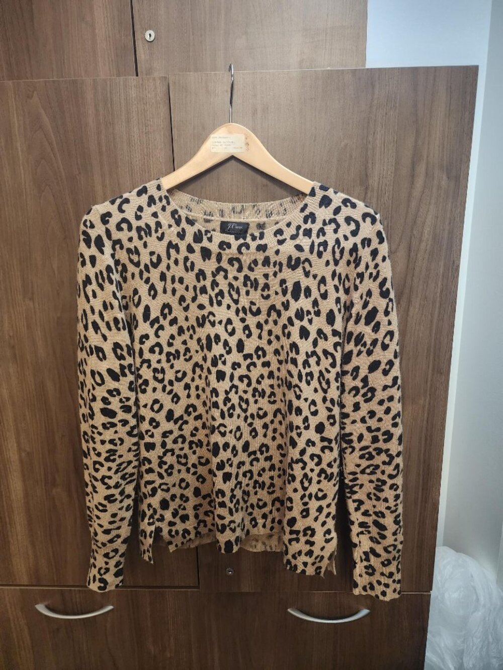 J Crew leopard sweater